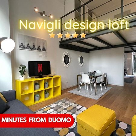 דירות מילאנו Navigli Design Loft - 7 Stops From Duomo, Ac, Netflix מראה חיצוני תמונה
