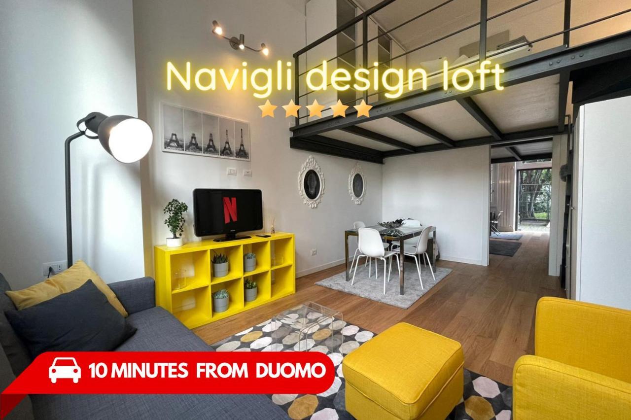 דירות מילאנו Navigli Design Loft - 7 Stops From Duomo, Ac, Netflix מראה חיצוני תמונה