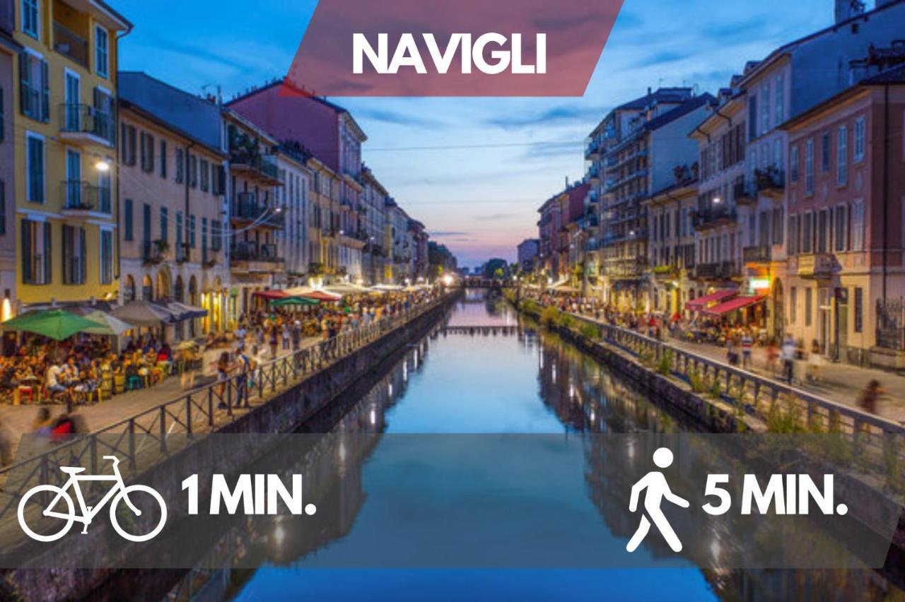 דירות מילאנו Navigli Design Loft - 7 Stops From Duomo, Ac, Netflix מראה חיצוני תמונה